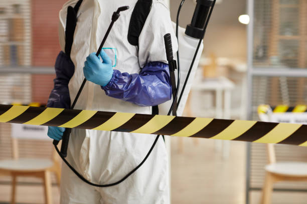 Professional Sewage Cleanup technician working in Durham, OR